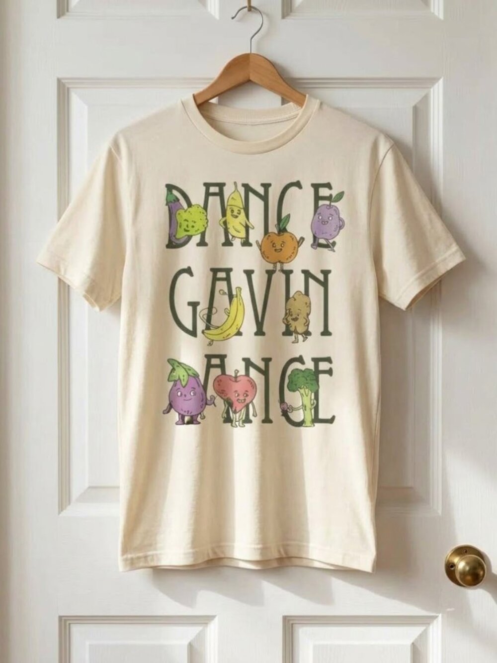 Dance Gavin Dance 2026 Tour Merch Cream T-Shirt Reprint